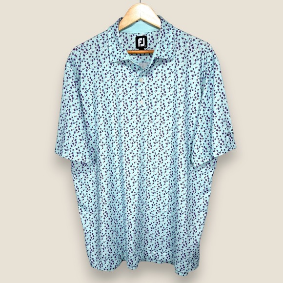 FootJoy Other - Windermere FootJoy Performance Golf Polo Shirt Men Large Floral All Over Print